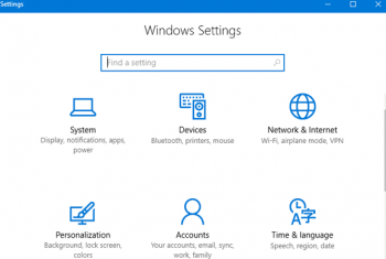 Cách mở Windows Settings trên Windows 10