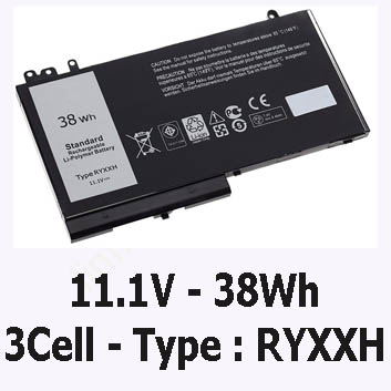 Pin Laptop Dell Latitude E5270 Chính Hãng ( 11.1V, 38Wh )