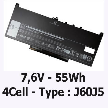 Pin Laptop Dell Latitude E7470 Chính Hãng ( 7.6V, 55Wh )