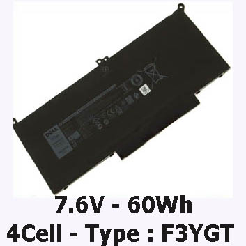 Pin Laptop Dell Latitude 7490 Chính Hãng ( 7.6V, 60Wh )