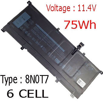 Pin Laptop Dell Precision 5530 Chính Hãng ( 11.4V, 75Wh )