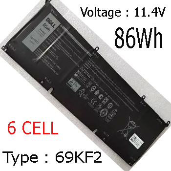 Pin Laptop Dell Precision 5550 Chính Hãng ( 11.4V, 86Wh )