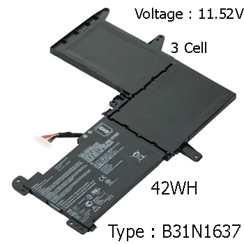 Pin Laptop Asus X510U X510UA X510UQ X510 Chính Hãng