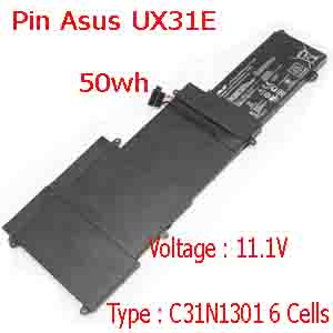 Pin Laptop Asus UX31 UX31E UX31A Chính Hãng  ( 11.1V, 50Wh )