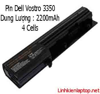 Pin Laptop Dell Vostro 3350 Chính Hãng ( 14.8V, 38Wh )