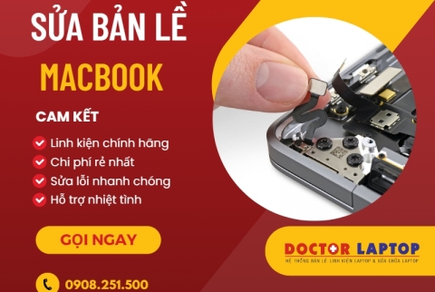Sửa bản lề Macbook lấy liền