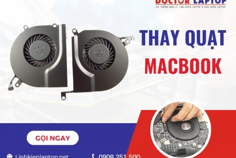 Thay quạt Macbook