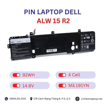 Pin Laptop Dell ALW 15 R2 Chính Hãng ( 14.8V, 92Wh )