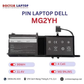Pin Laptop Dell MG2YH Chính Hãng ( 11.4V, 99Wh )