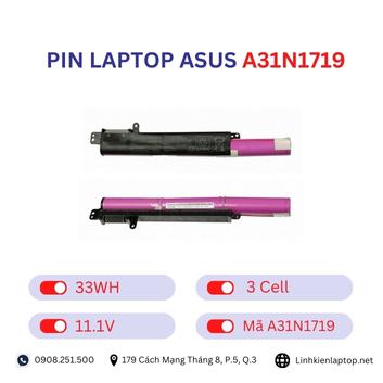Pin laptop Asus A31N1719