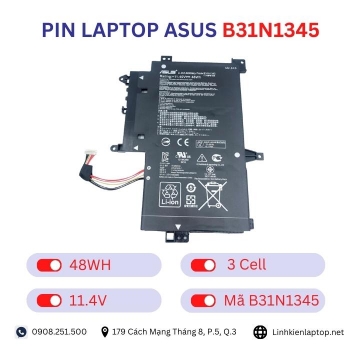 Pin laptop Asus B31N1345