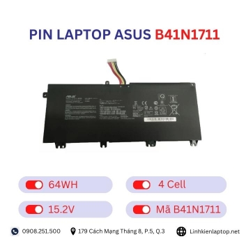 Pin laptop Asus B41N1711