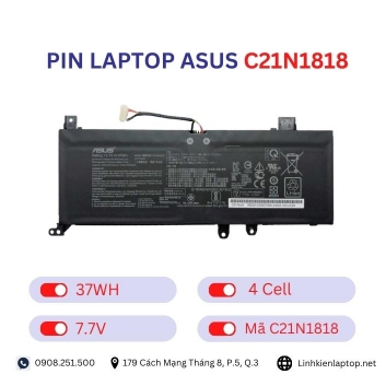 Pin laptop Asus C21N1818