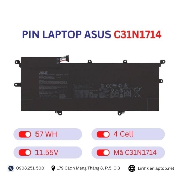 Pin laptop Asus C31N1714