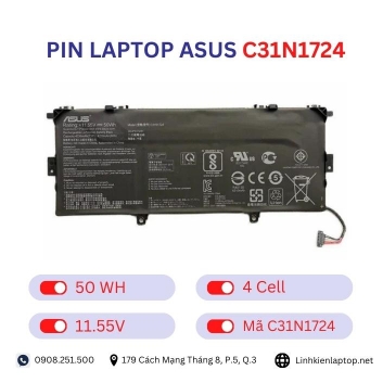 Pin laptop Asus C31N1724
