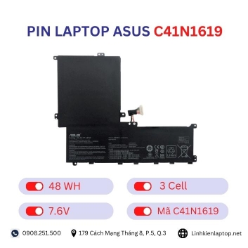 Pin laptop Asus C41N1619