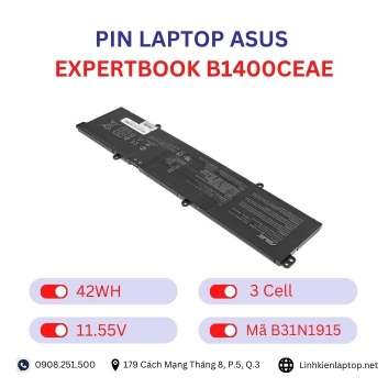 Pin Laptop Asus ExpertBook B1400CEAE