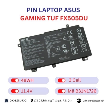 Pin Laptop Asus Gaming TUF FX505DU