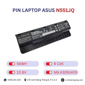 Pin Laptop Asus N551JQ