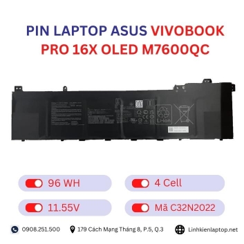 Pin Laptop Asus VivoBook Pro 16X OLED M7600QC