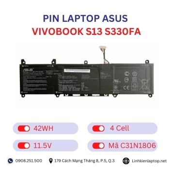 Pin Laptop Asus Vivobook S13 S330FA
