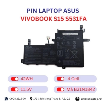 Pin Laptop Asus VivoBook S15 S531FA