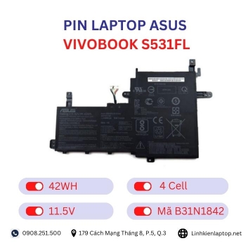 Pin Laptop Asus VivoBook S531FL