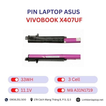 Pin Laptop Asus Vivobook X407UF