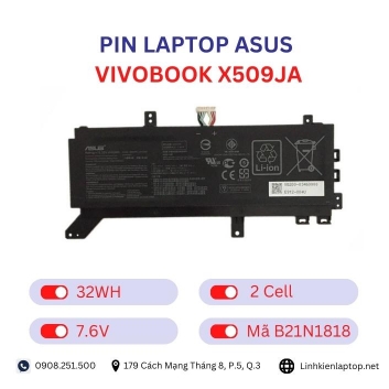 Pin Laptop Asus VivoBook X509JA
