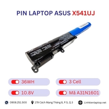 Pin Laptop Asus X541UJ