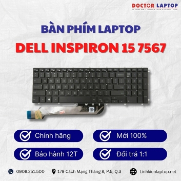 Bàn phím Laptop Dell Inspiron 15 7567
