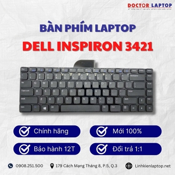 Bàn phím Laptop Dell Inspiron 3421
