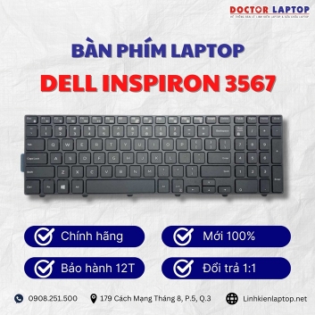 Bàn phím Laptop Dell Inspiron 3567