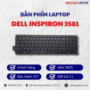 Bàn phím Laptop Dell Inspiron 3581