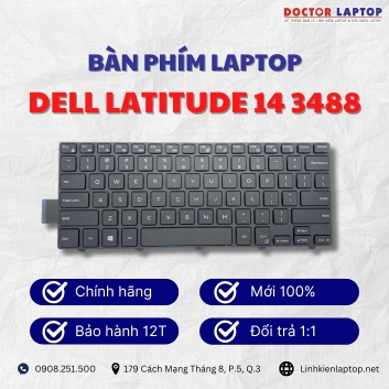 Bàn phím Laptop Dell Latitude 14 3488