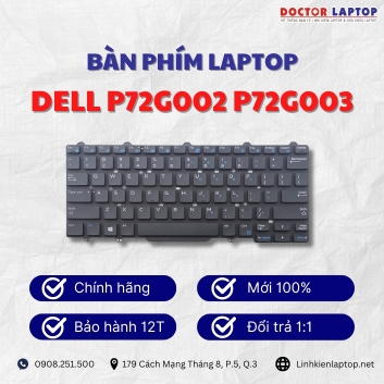 Bàn phím Laptop Dell P72G002 P72G003